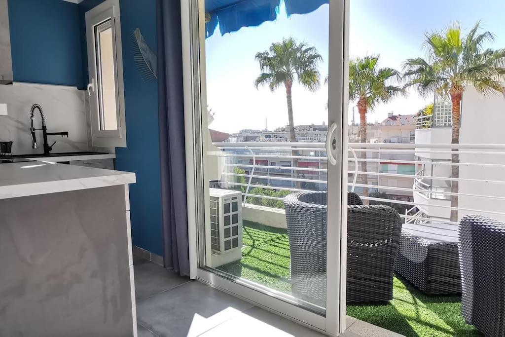 Cannes Pointe Croisette Studio Plage 2 Min A Pieds Bagian luar foto